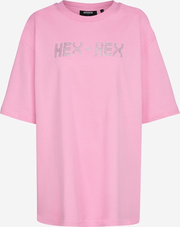 ABOUT YOU x StayKid Shirt 'Hex Hex Sparkle' in Pink: front