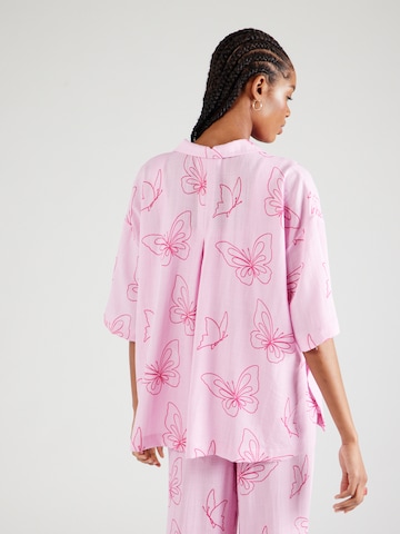 florence by mills exclusive for ABOUT YOU Bluse 'Break Time' in Pink