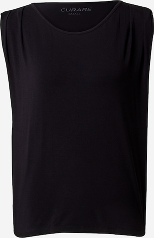 T-shirt fonctionnel CURARE Yogawear en noir : devant