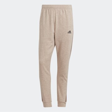 ADIDAS SPORTSWEAR Slim fit Workout Pants in Beige