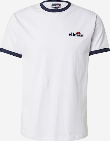 ELLESSE Shirt 'Meduno' in Wit: voorkant