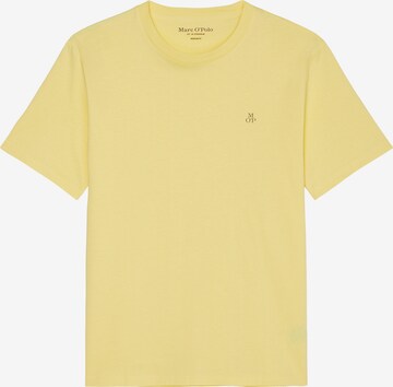 T-Shirt Marc O'Polo en jaune : devant