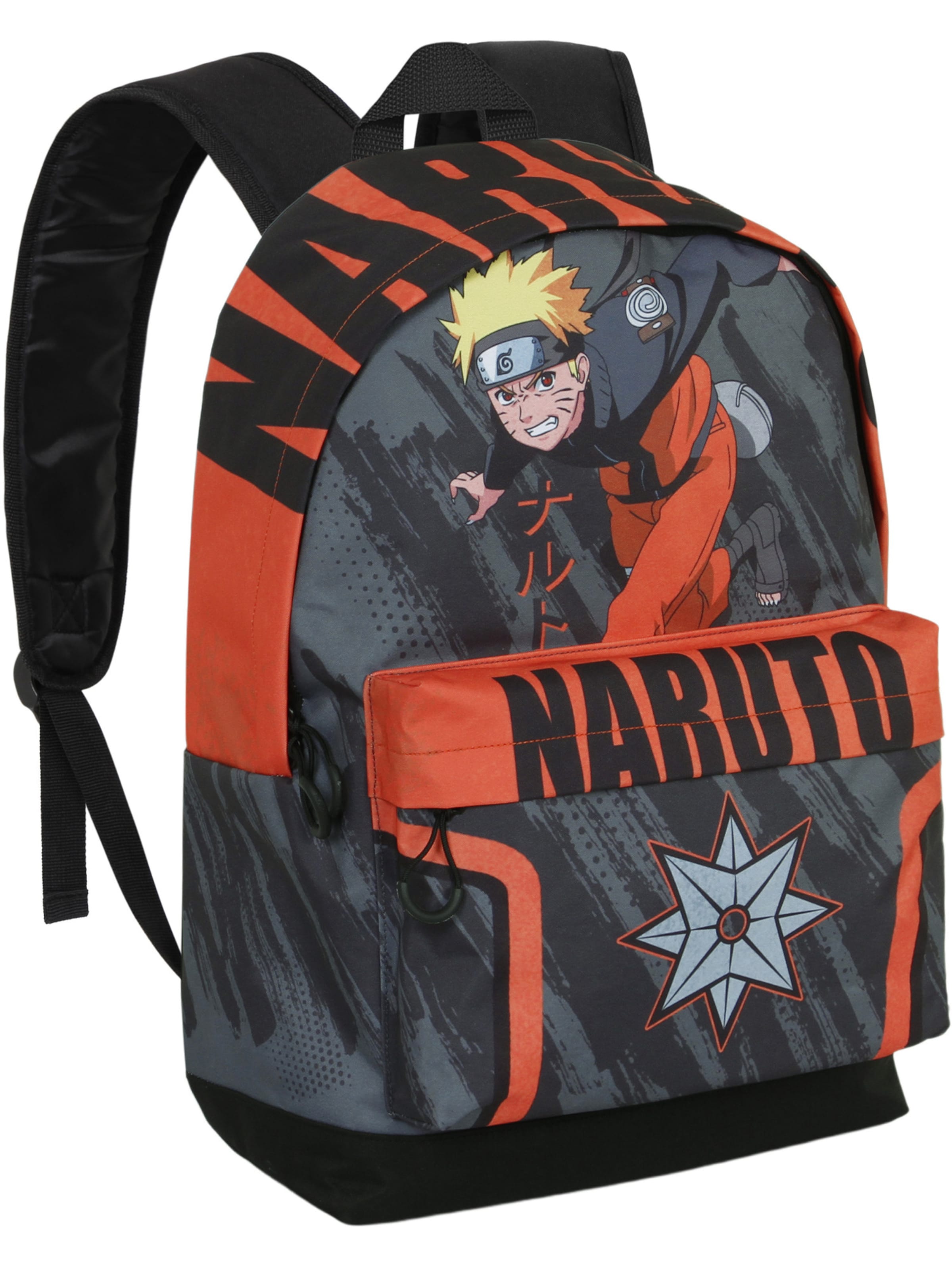 Naruto Backpack 'Shuriken' in Grey