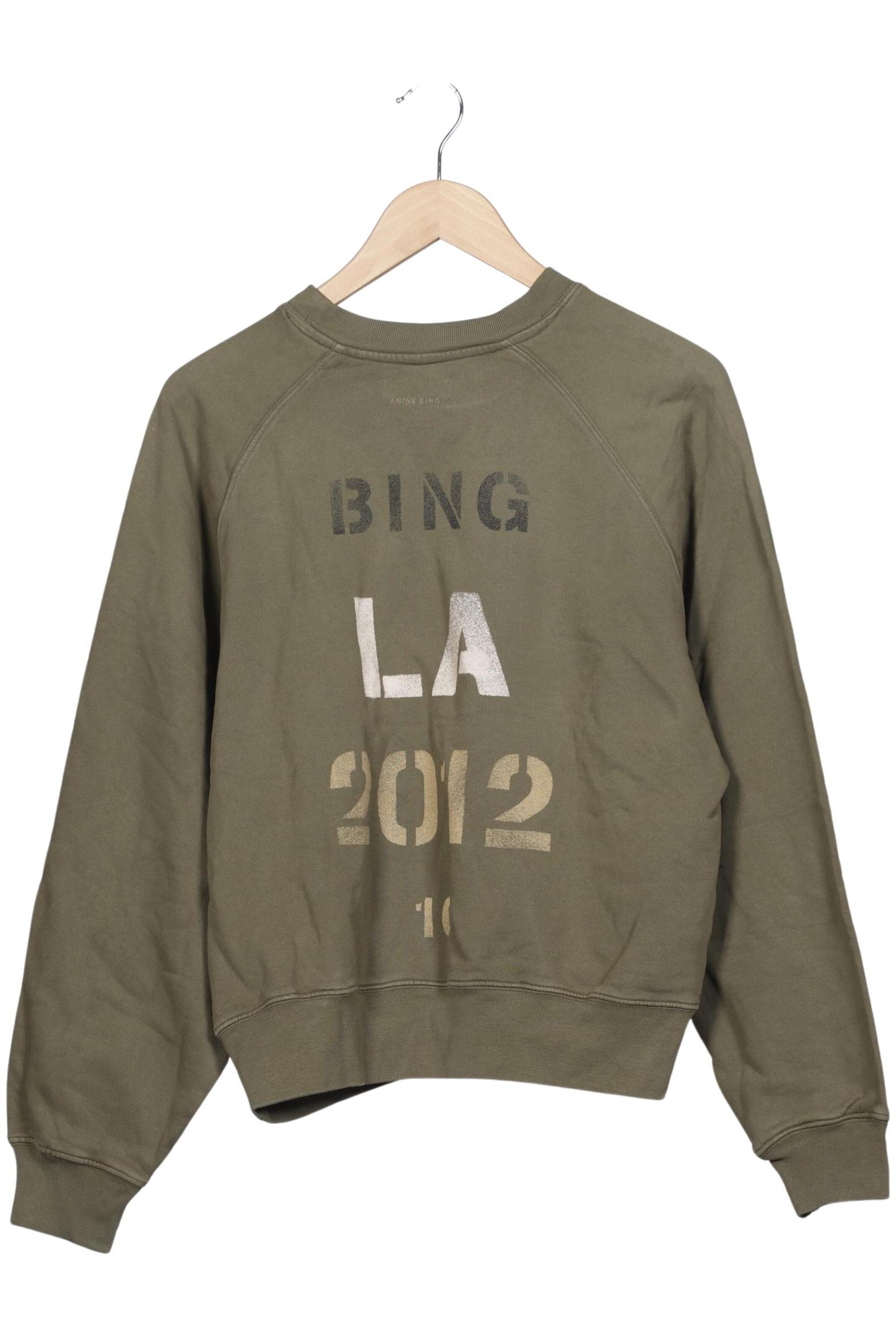 Anine Bing Sweatshirt & Zip-Up Hoodie in S in Green