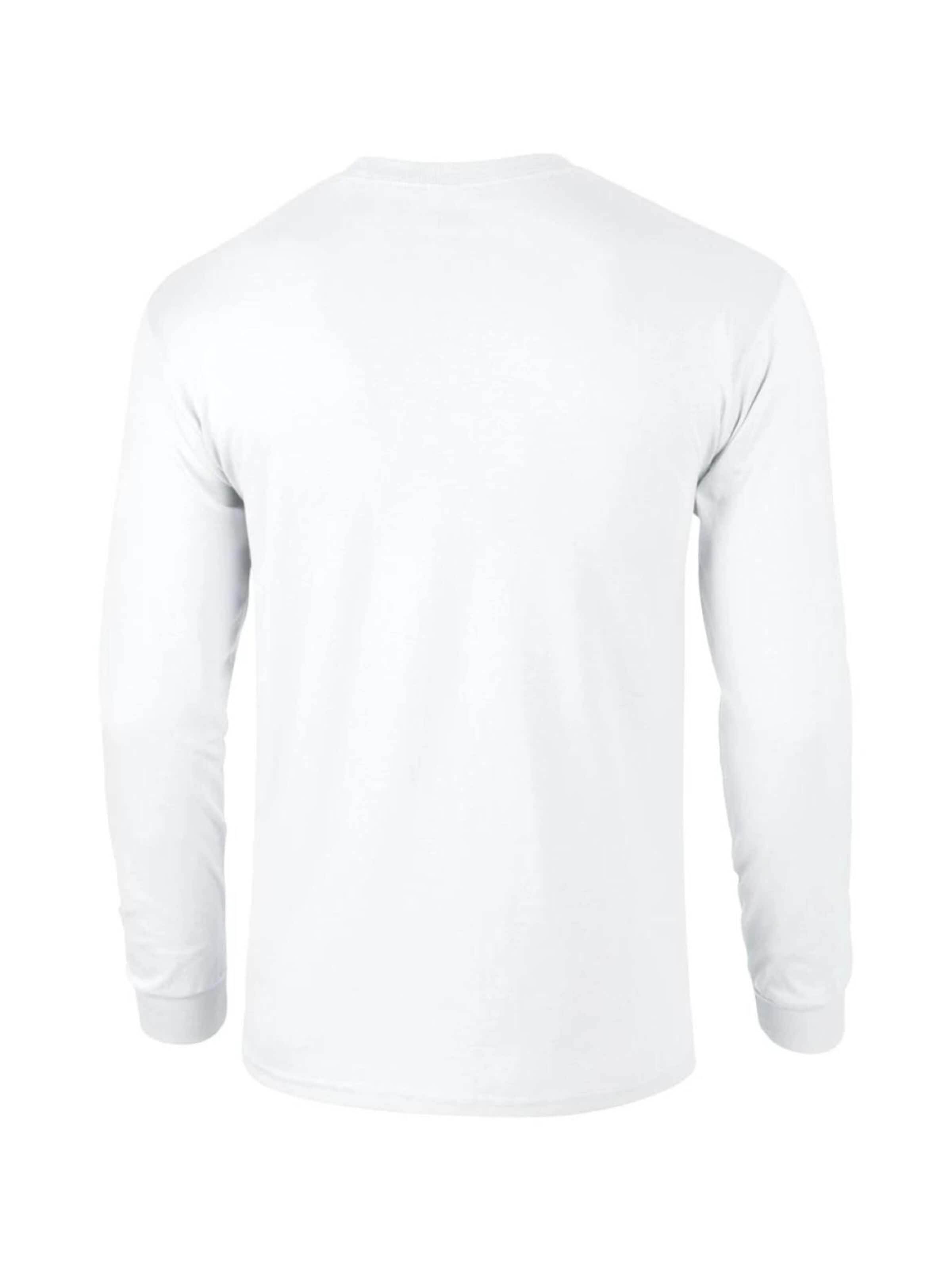 T-Shirt 'David Bowie David Bowie Aladdin sane Longsleeve t-shirt' Rockshirts en blanc