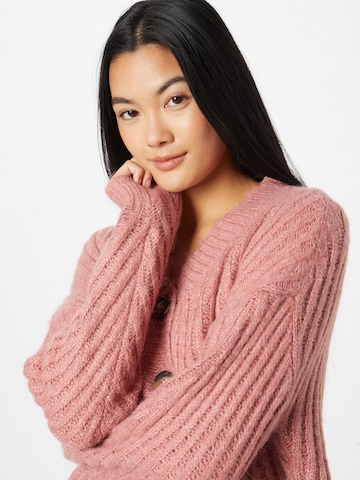 ONLY Knit cardigan 'NEW CHUNKY' in Pink