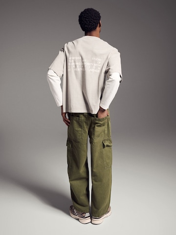 Bershka Baggy Cargo farmer - zöld