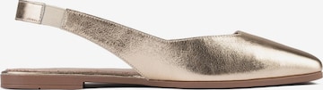 Mocassin 'WESTCOAST' L37 HANDMADE SHOES en or : devant