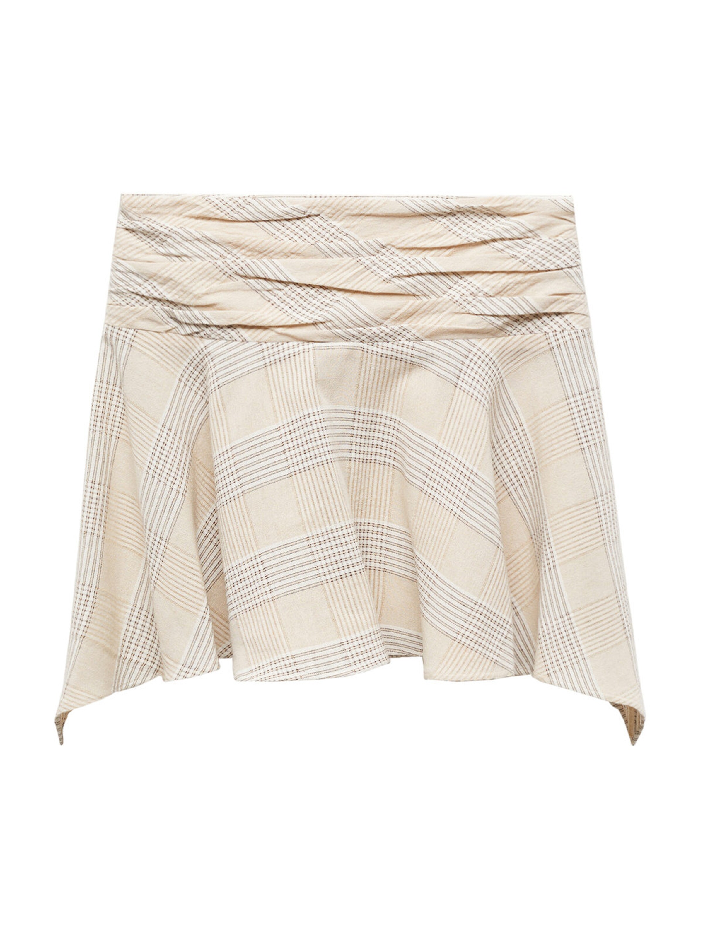 MANGO Sukně 'Montal' – béžová: přední strana