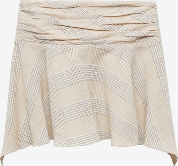 MANGO Nederdel 'Montal' i beige: forside