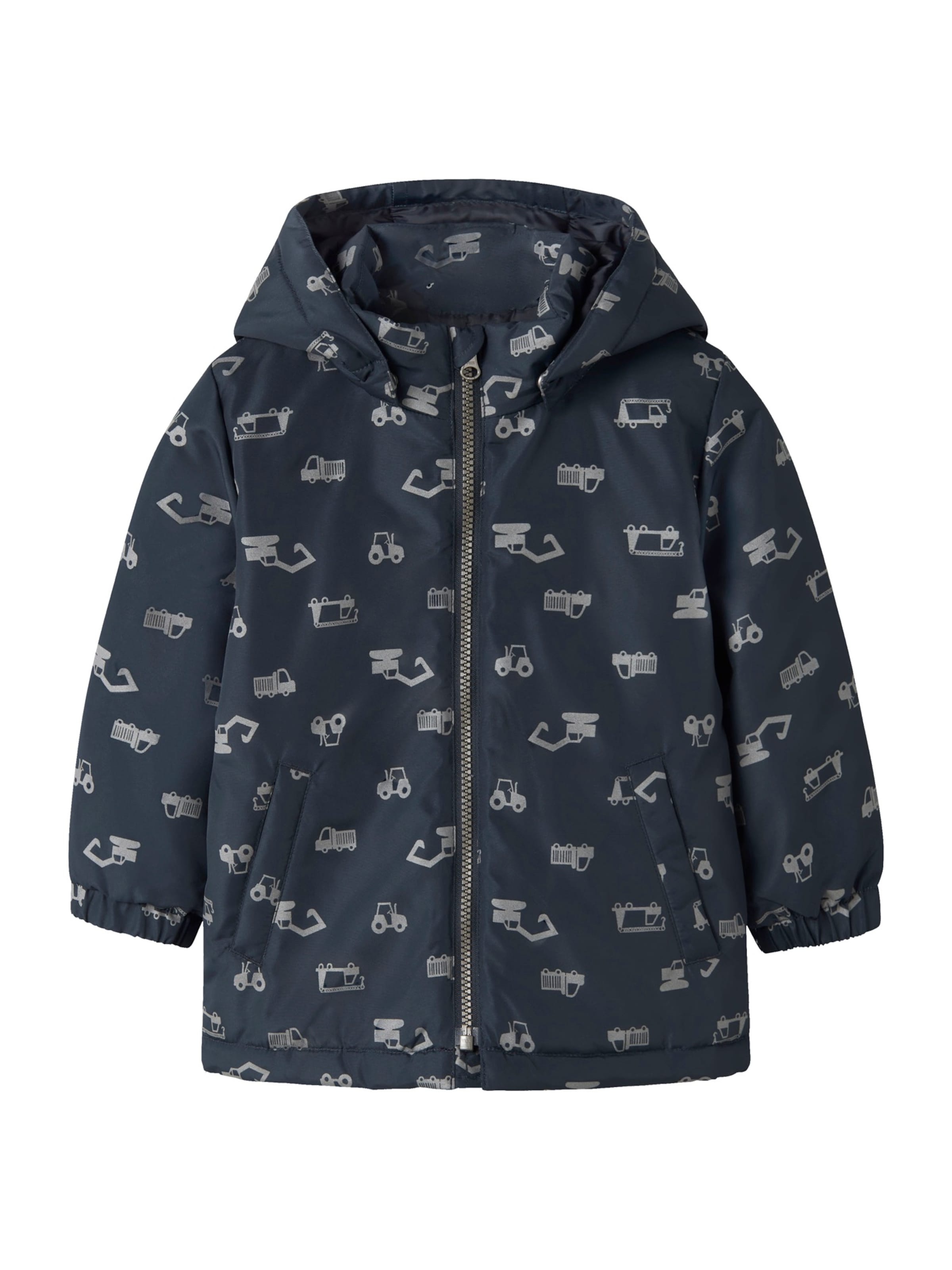 NAME IT Tussenjas 'NMMMax' in Blauw: voorkant