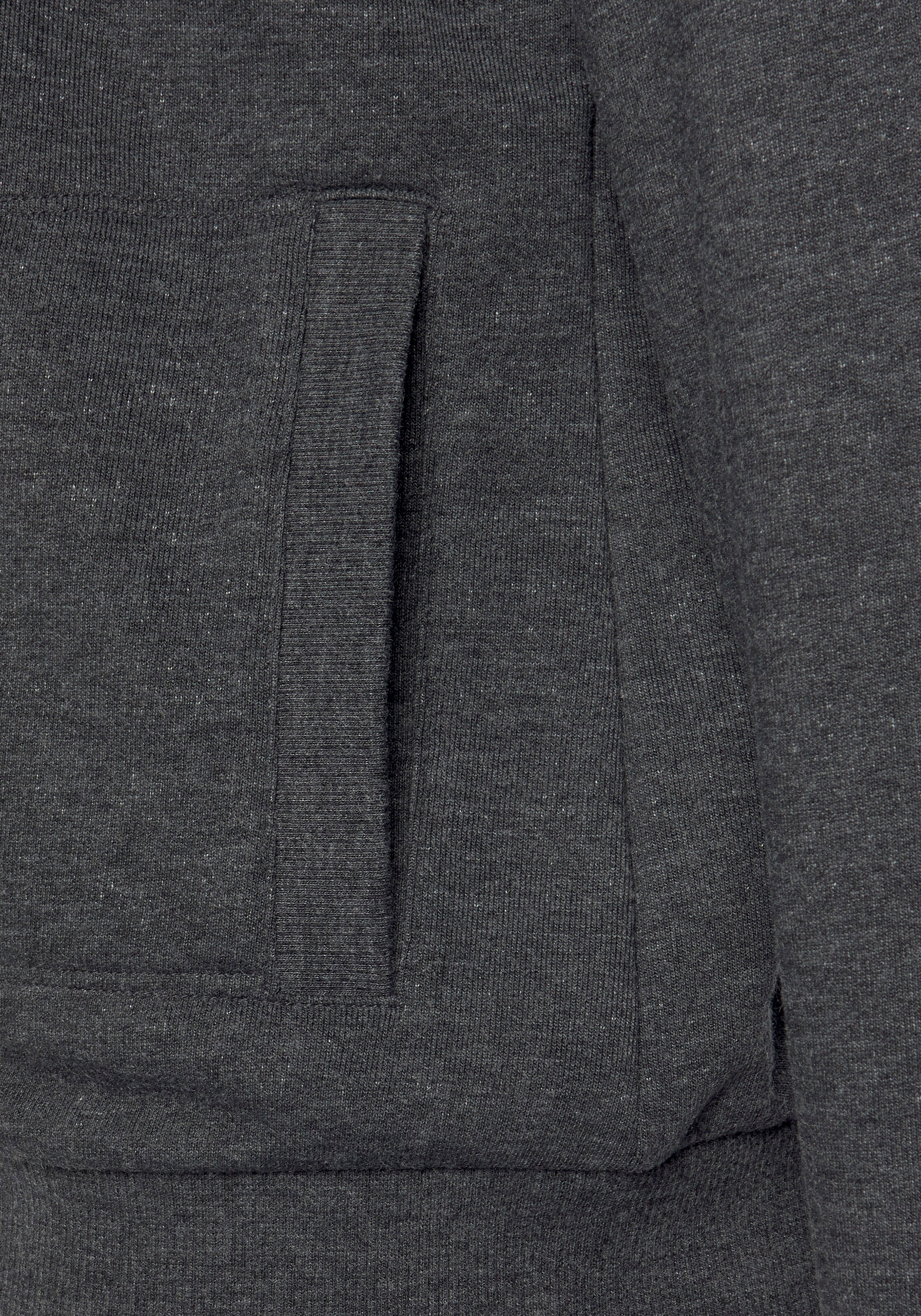 BENCH Sweatjacke in Grau