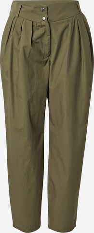 Loosefit Pantaloni con pieghe di Pimkie in verde: frontale