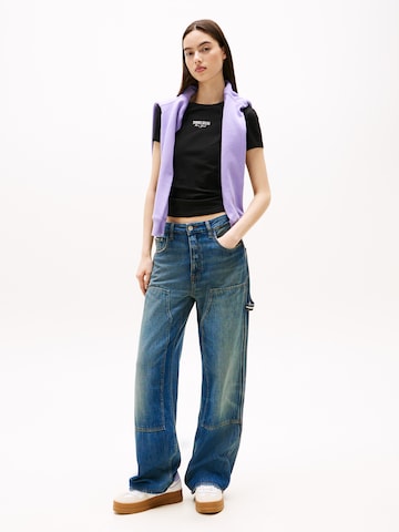 Tommy Jeans Shirt 'ESSENTIAL' in Black