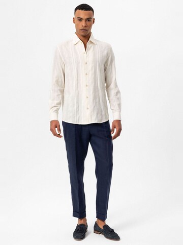 Antioch Regular fit Button Up Shirt in Beige