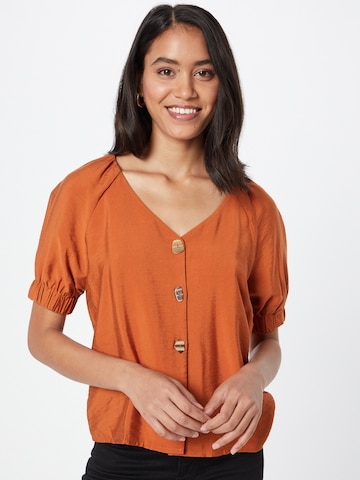 Koton - Blusa em castanho: frente