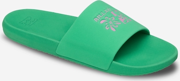 BILLABONG Pantolette in Grün: Vorderseite