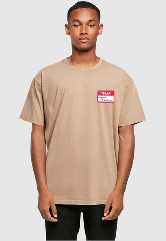 ABSOLUTE CULT Shirt 'Friends - Regina Phalange Tag' in Brown: front