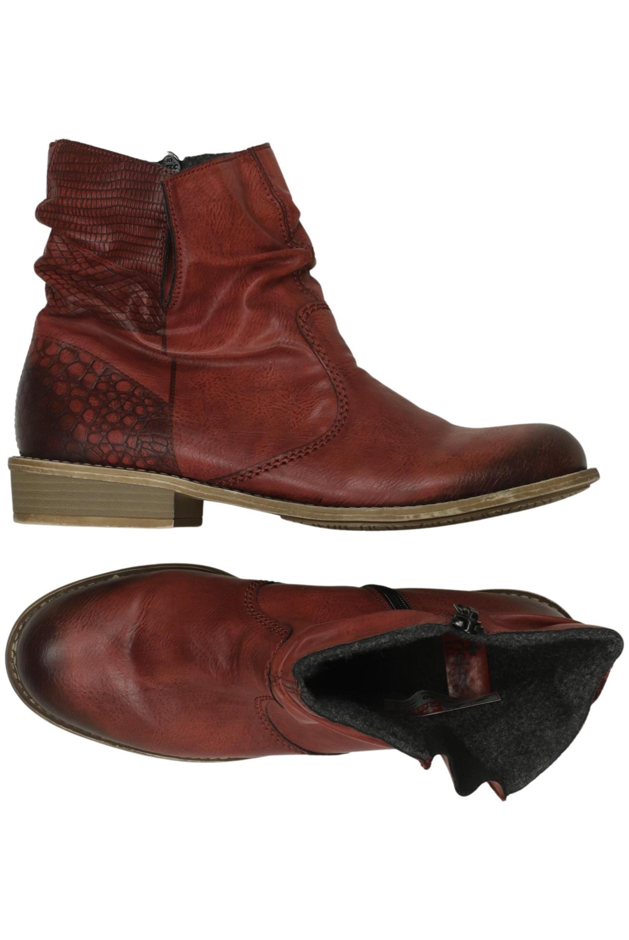 Rieker Dress Boots in 40 in Red: front