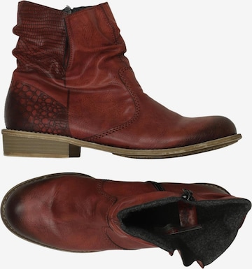 Rieker Dress Boots in 40 in Red: front