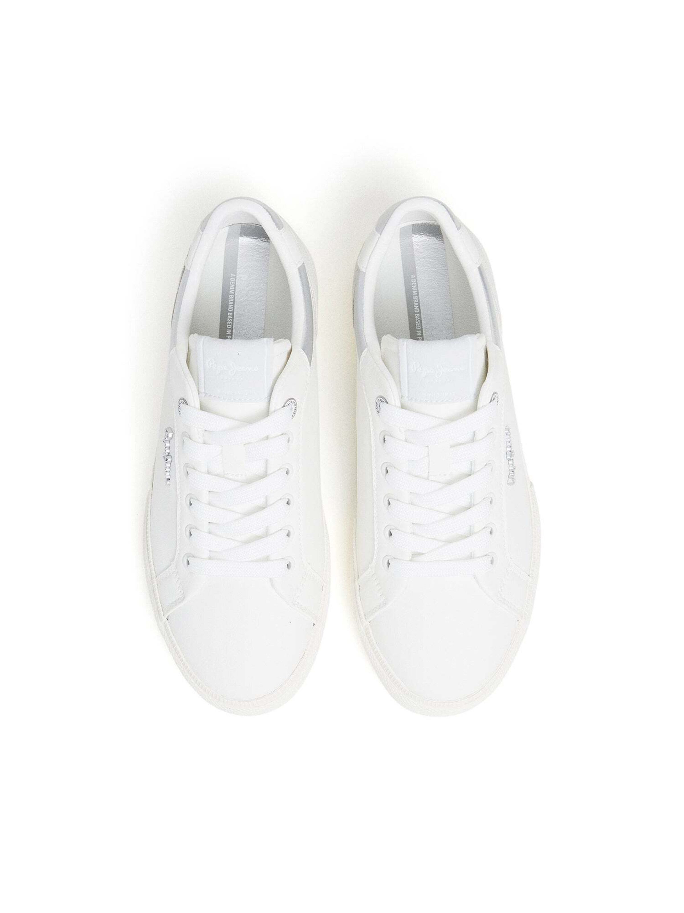 Baskets basses 'KENTON' Pepe Jeans en blanc