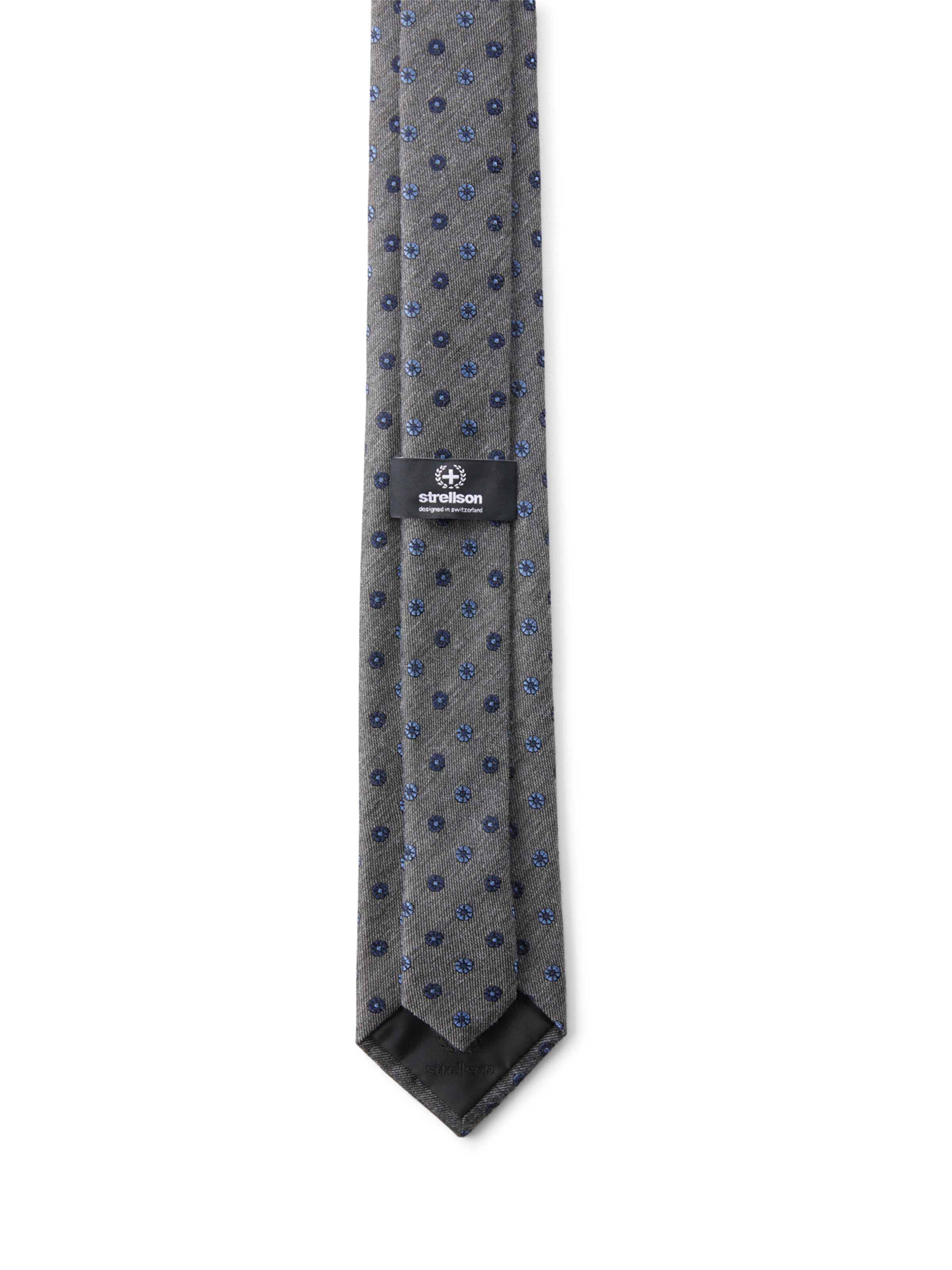 Männer Anzug - Accessoires STRELLSON Krawatte 'Tie' in Dunkelgrau - ZC60933