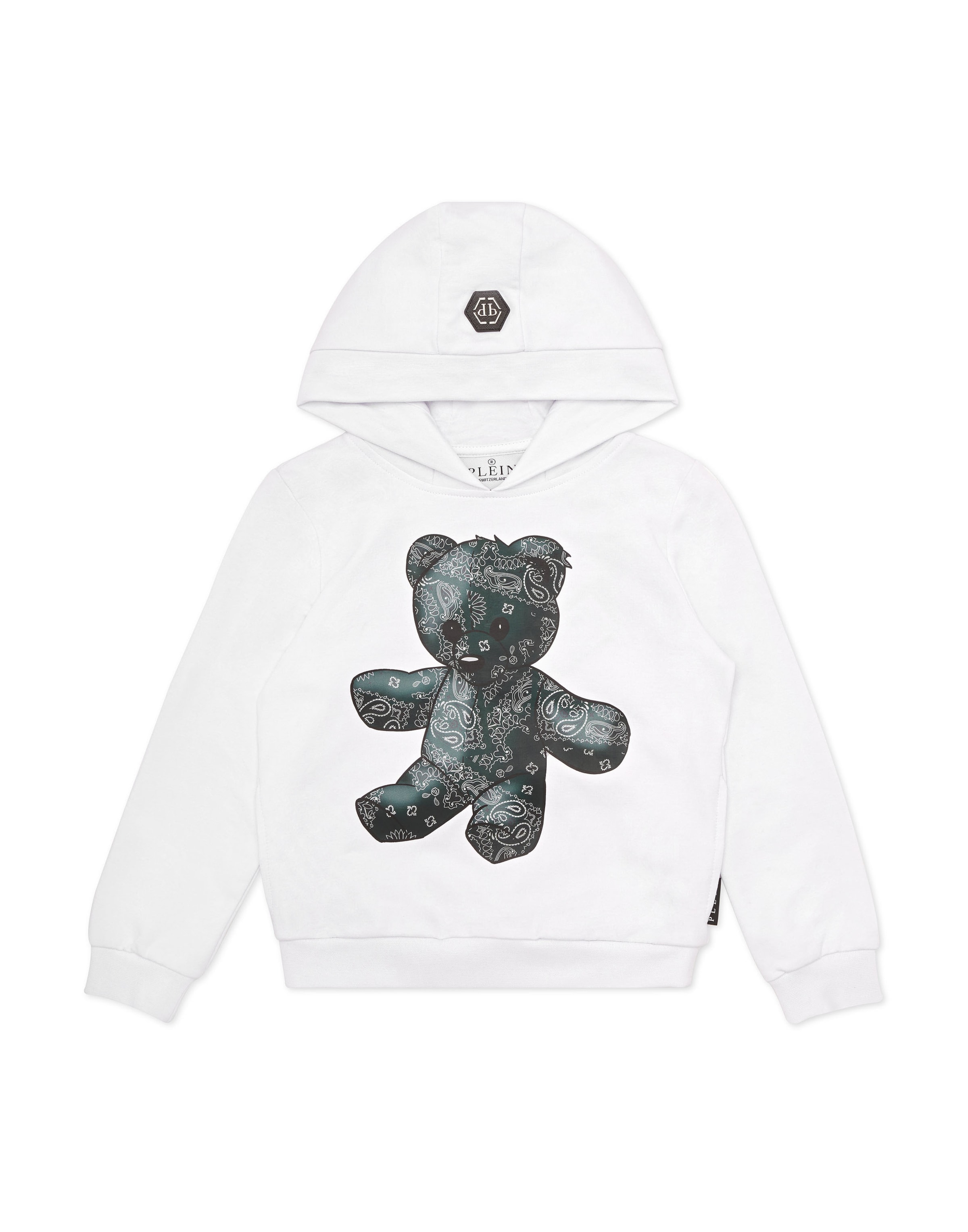 Philipp Plein - Sweatshirt 'Teddy' em branco: frente