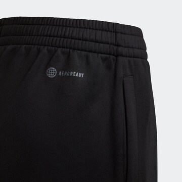 ADIDAS PERFORMANCE Loosefit Sportbroek 'Messi' in Zwart