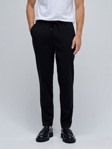 Salsa Jeans Slimfit Chino in Zwart: voorkant