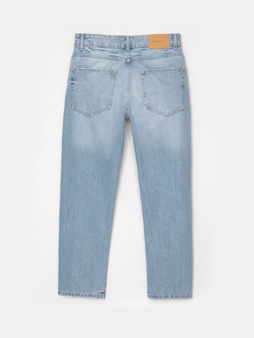 Pull&Bear Loosefit Jeans in Blau