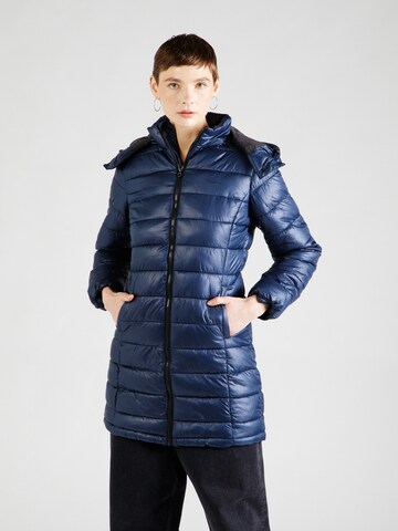 Pepe Jeans Winter Coat in Blue: front