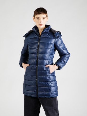 Pepe Jeans Wintermantel in Blauw: voorkant