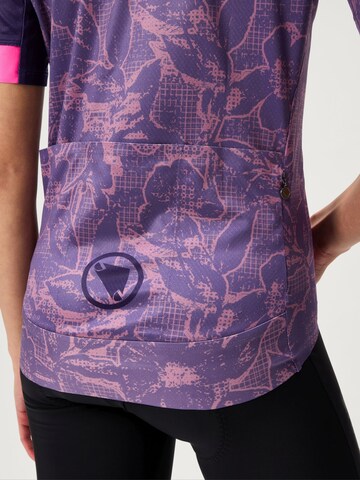 ENDURA Funktionsshirt 'Floral Block' in Lila