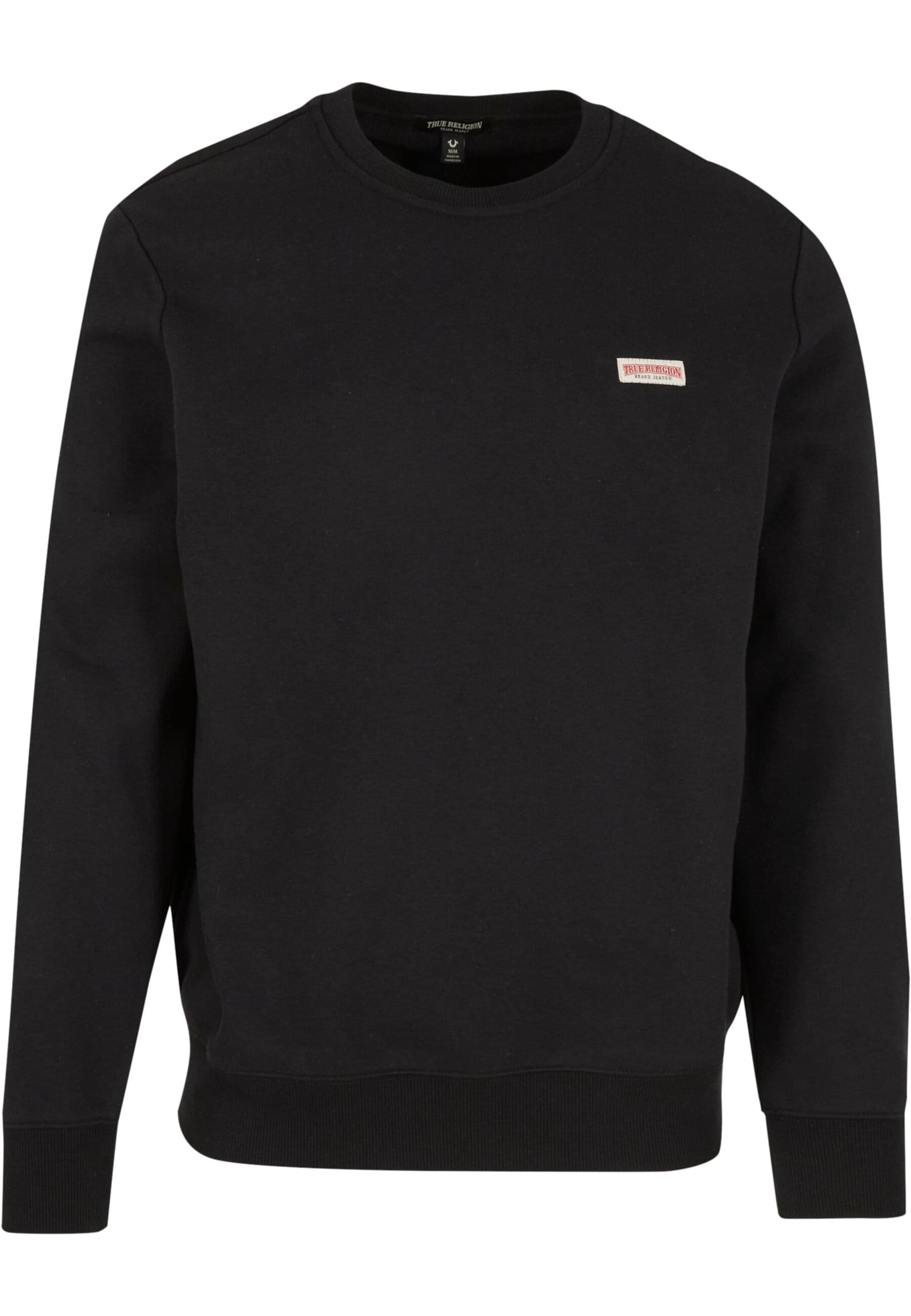 True Religion Sweatshirt in Zwart: voorkant