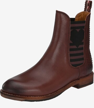 Crickit Chelsea boots ' AMY ' in Bruin: voorkant