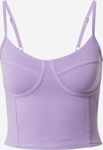 HOLLISTER Top in Purple: front