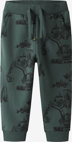 NAME IT - Tapered Pantalón 'NMMStorm' en verde: frente