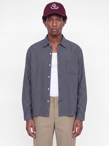 JACK & JONES Comfort fit Overhemd in Blauw: voorkant