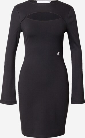 Calvin Klein Jeans - Vestido en negro: frente