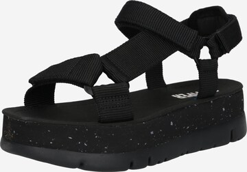 CAMPER - Sandalias 'Oruga Up' en negro: frente