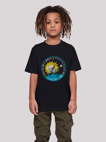 T-Shirt 'NASA STS 41 Discovery Mission Badge Distressed' F4NT4STIC en noir : devant