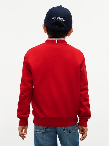 TOMMY HILFIGER Sweatshirt 'Essential' in Rot