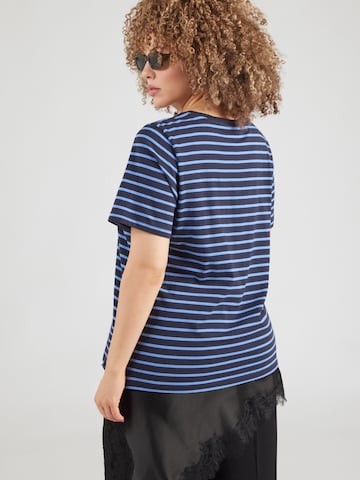 mėlyna ONLY Carmakoma Marškinėliai 'CARBLOOM'