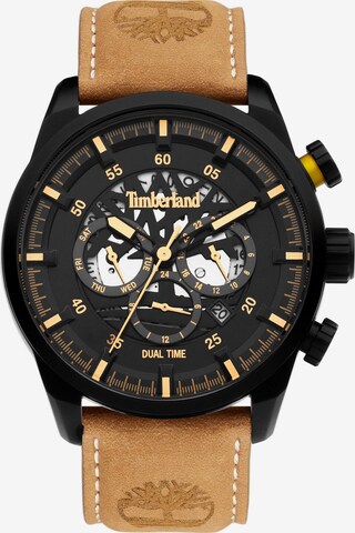 TIMBERLAND Analoog horloge 'HENNIKER III' in Bruin: voorkant