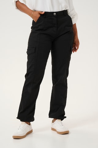 Effilé Pantalon cargo Love Copenhagen en noir : devant