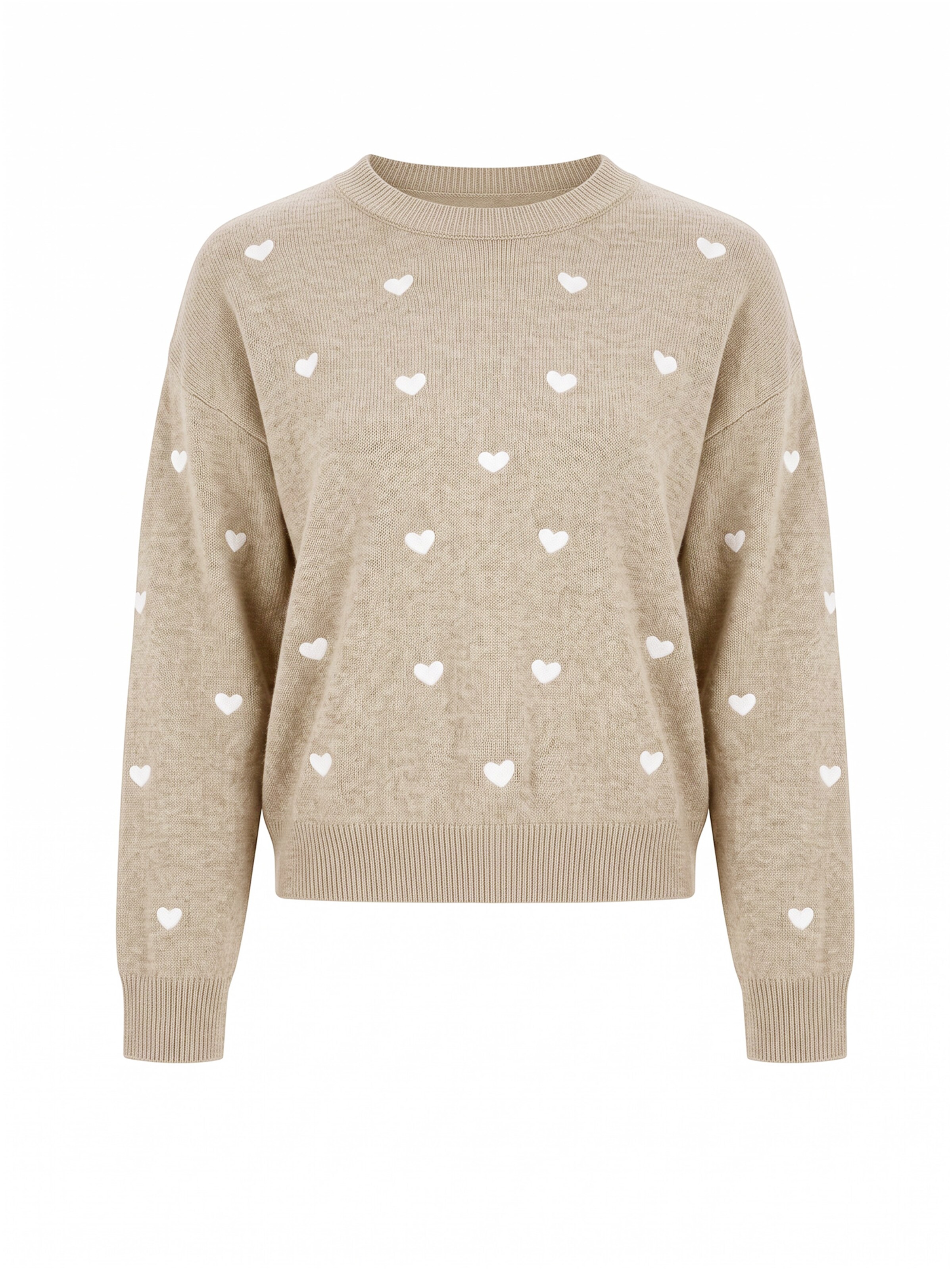 Pull-over Imily Bela en beige : devant