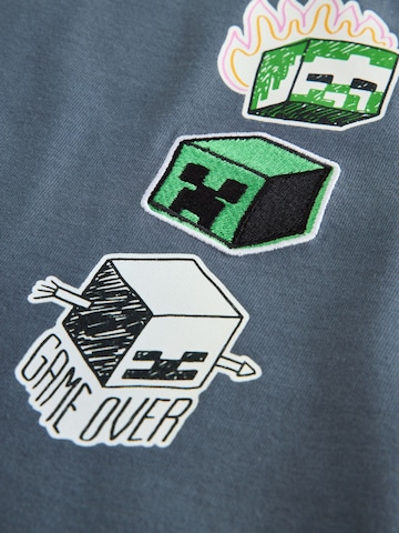 Tricou 'Minecraft' de la Next pe gri