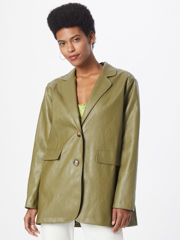 Nasty Gal Blazer 'Outta the Way' in Green: front