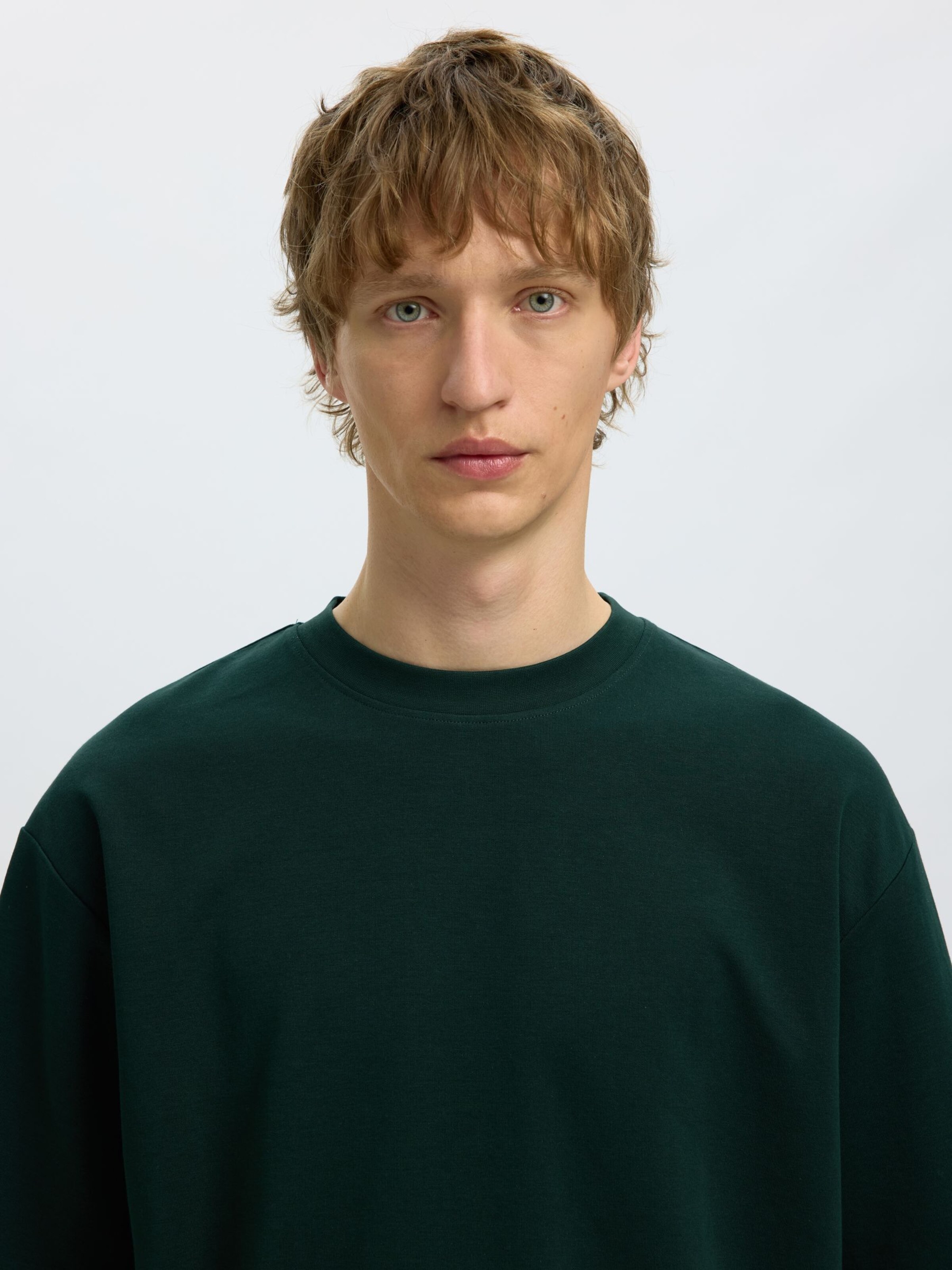 SELECTED T-Shirt in Grün