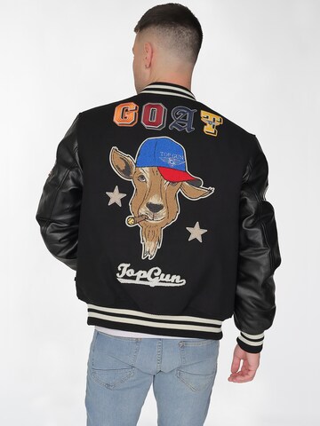 TOP GUN Between-Season Jacket in Black